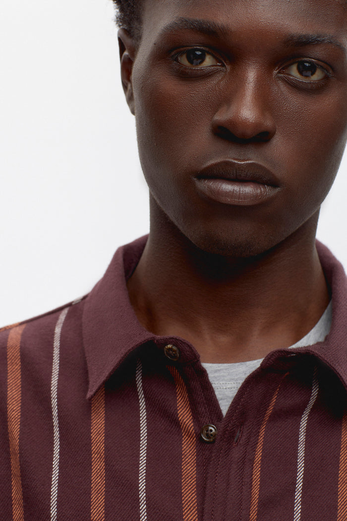 Abaza Shirt in Burgundy