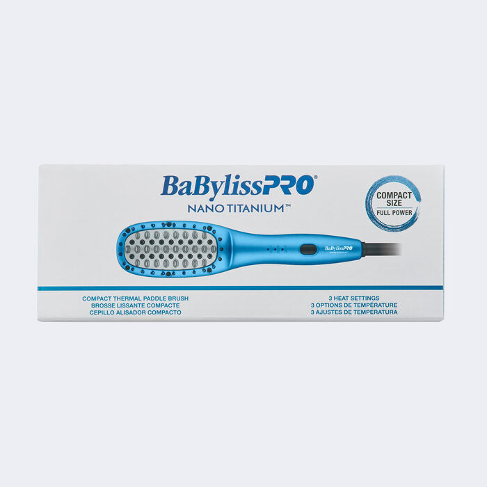 BABYLISSPRO NANO TITANIUM™ COMPACT THERMAL PADDLE BRUSH # BNTPB2UC - Palms Fashion Inc.