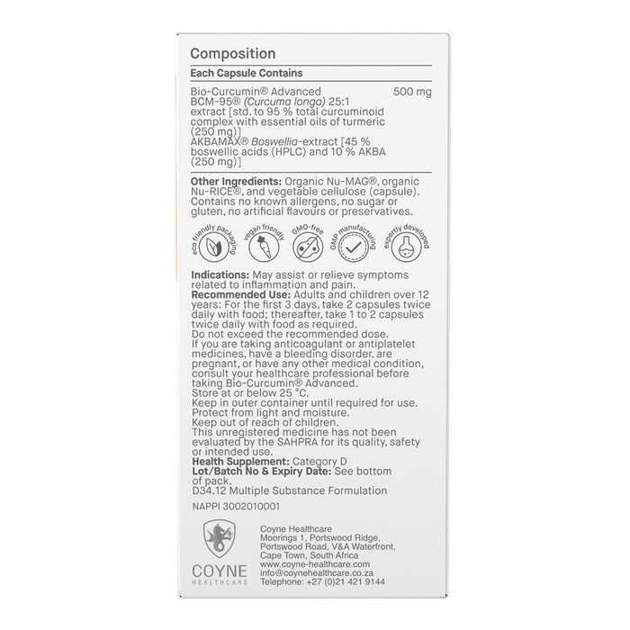 Coyne Healthcare Bio-Curcumin 400mg BCM95 _2