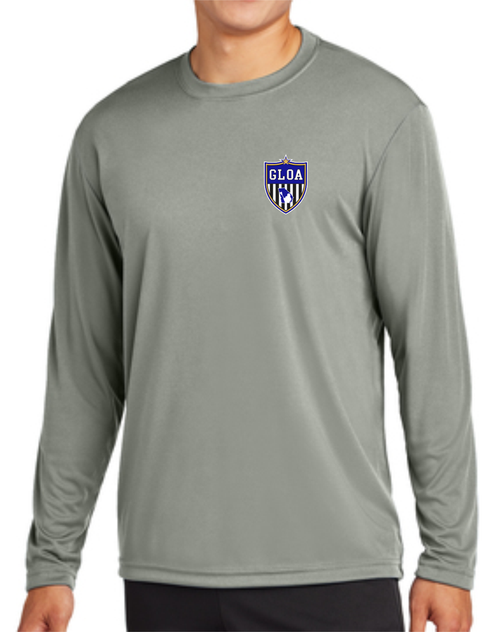 GLOA Dry Wick LS Grey Tee