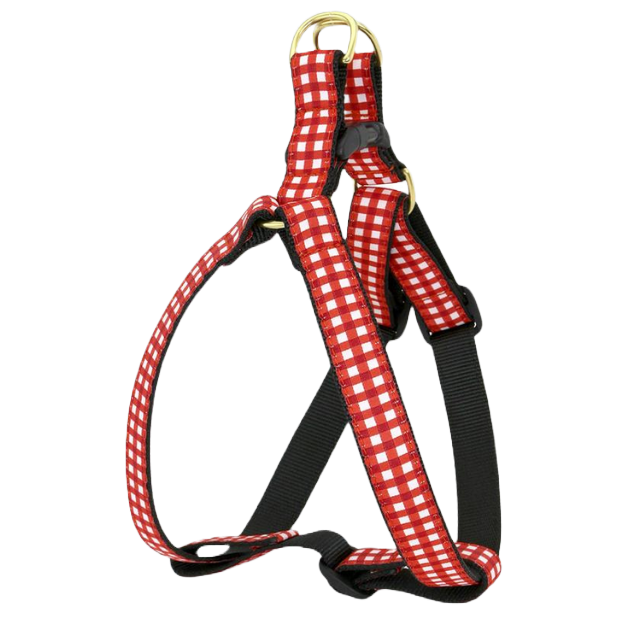 RED-GINGHAM-DOG-HARNESS