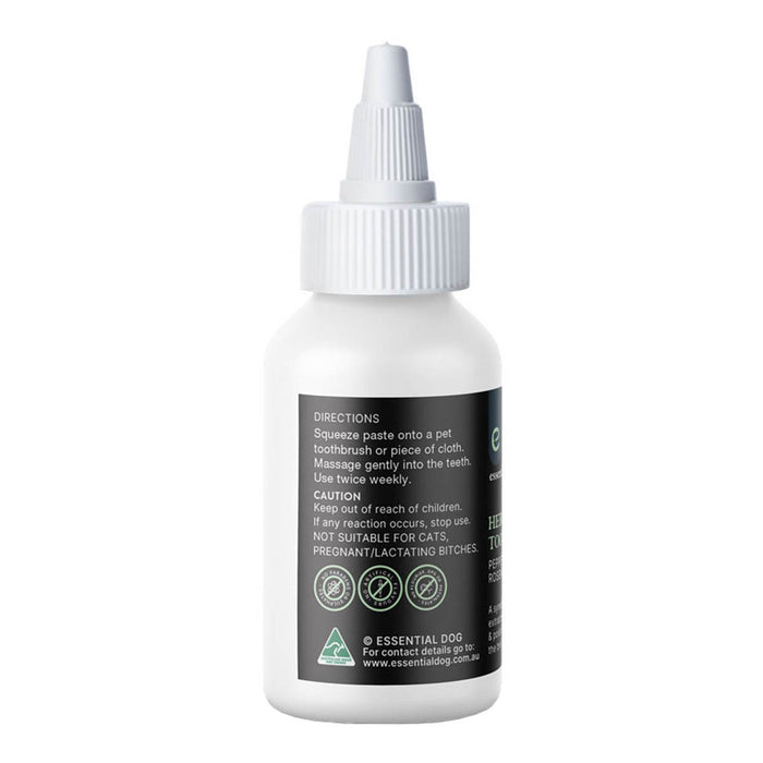 White pet care product bottle with label on a white background.