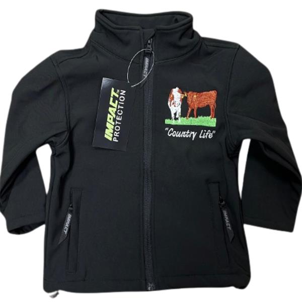 KIDS NEW IMPACT SOFTSHELL TWO TRACTOR JACKET
