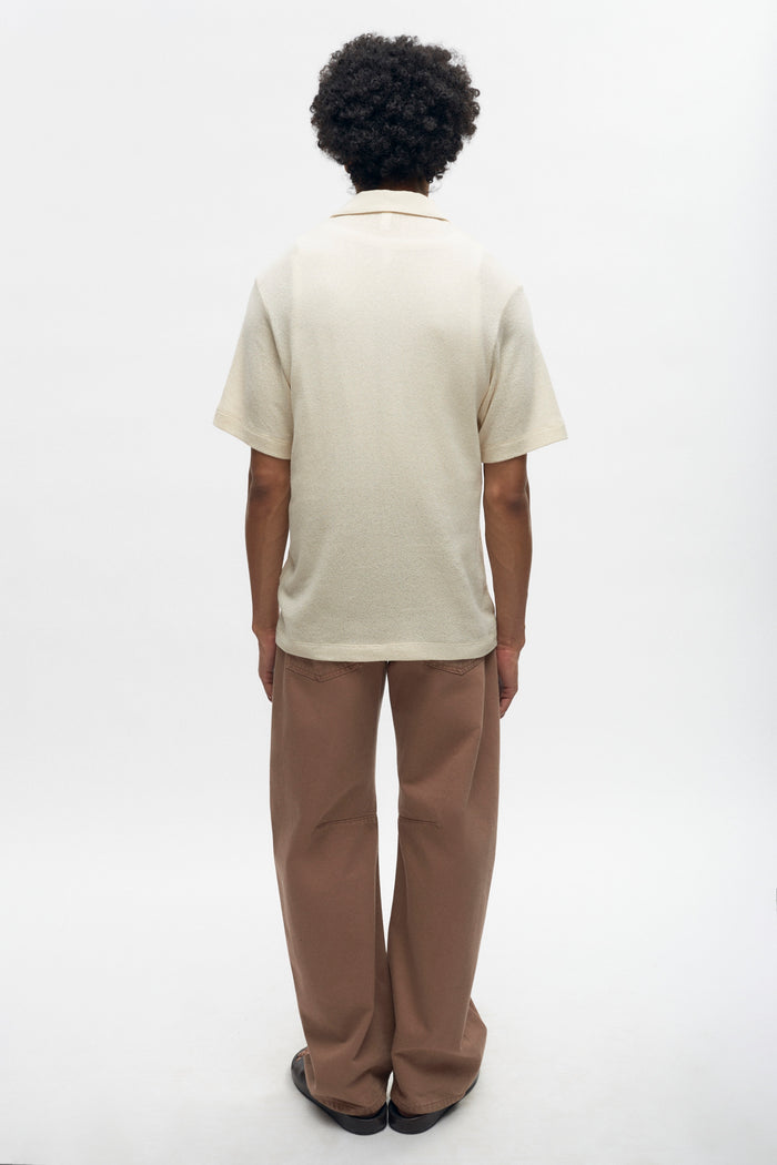 Luxor Jersey Polo in Natural
