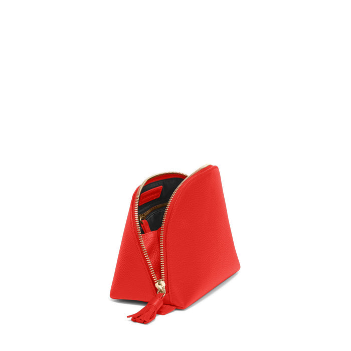 Medium Clamshell Makeup Bag Buoy Red