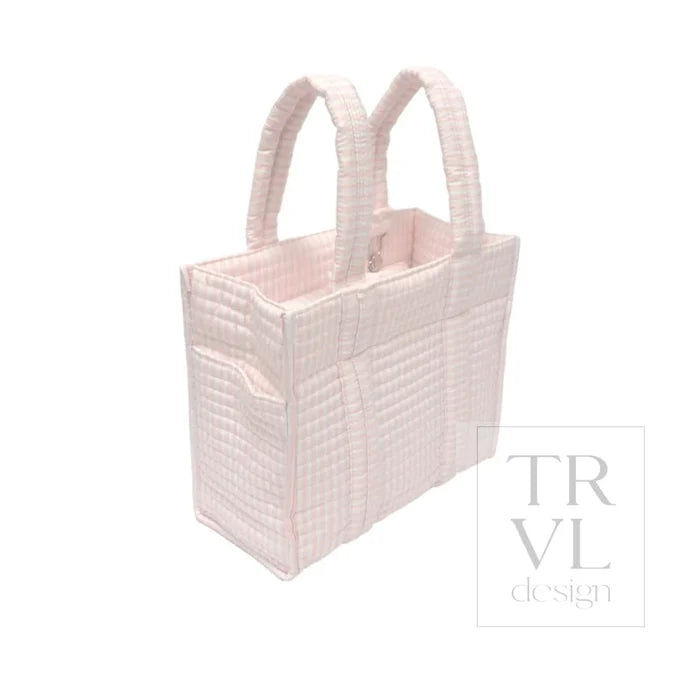 Mini Go Go Tote Pink Stripe