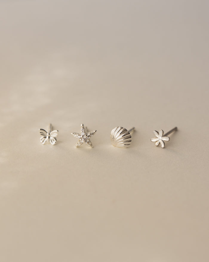 Pavé Sea Star Studs