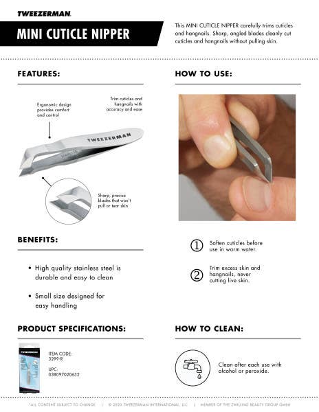 Retail-Mini Cuticle Nipper