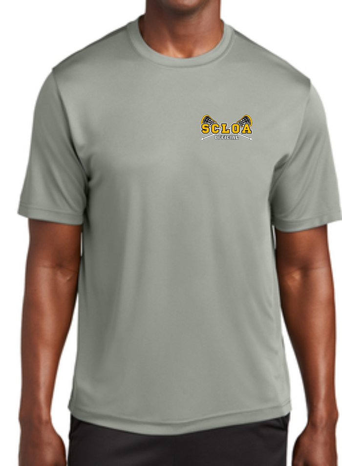 SCLOA Dry Wick SS Grey Tee