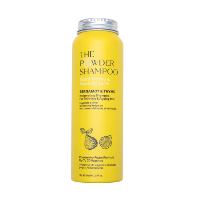 The Powder Shampoo Bergamot and Thyme Invigorating for Thinning Hair 70g