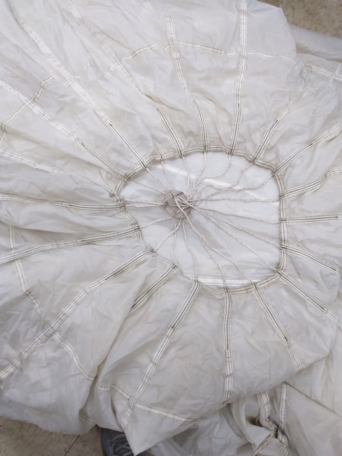 Vintage Military White Parachute Canopy *Rare*