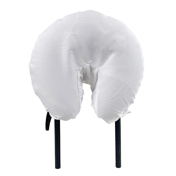 White Microfiber Fitted Face Cradle Covers