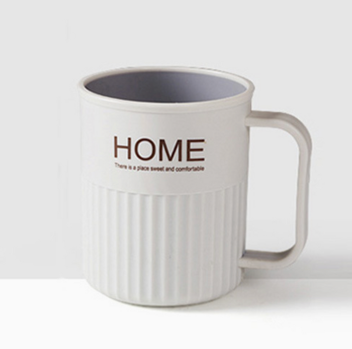 2XMouthwash Cup,Dual-Color Contrast,Stackable Design Saves Bathroom Space