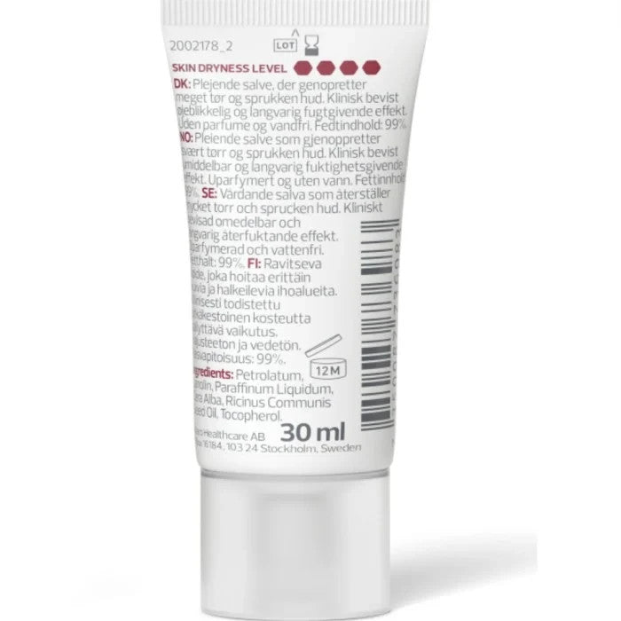 3 × Decubal Restoring Lips & Dry Spots Balm 30ml (1.01 fl oz) – Intensive Moisturizing Balm for Dry Lips & Sensitive Skin