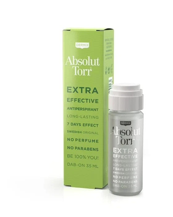 5 × Absolut Torr Extra Effective Antiperspirant Dab-On 35ml (1.18 fl oz) – Long-Lasting Swedish Antiperspirant