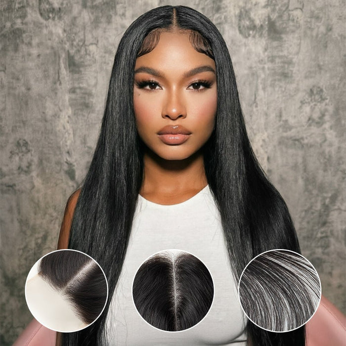 5×5 Skinlike Transparent Lace Closure Straight 100% Burmese Remy Human Hair Natural Color Deep parting - newmiss hair
