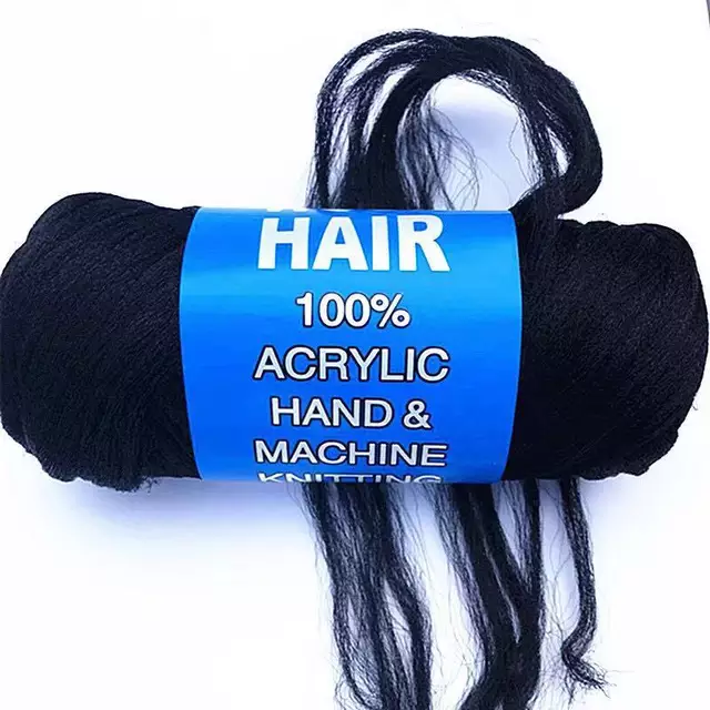 5pcs African Brazilian Wool Hair Yarn for braids, twist, weaving, locs
