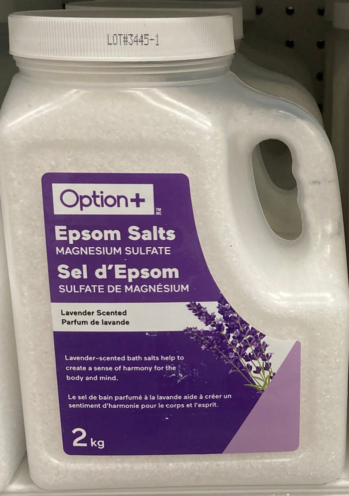 Option+ Epsom Salt 2Kg