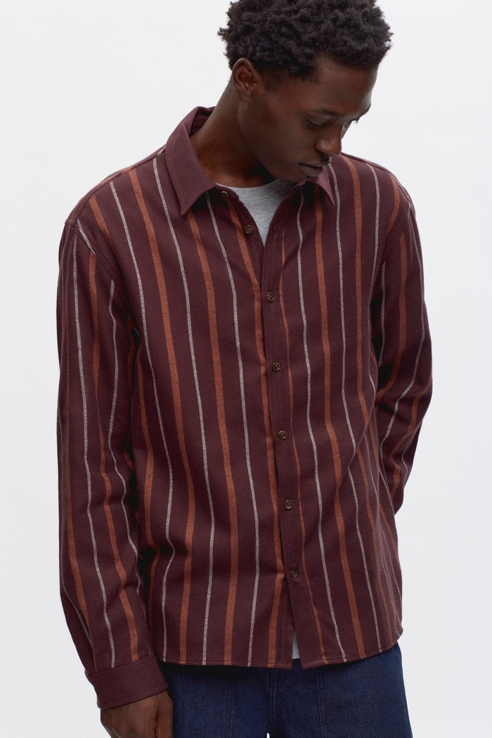 Abaza Shirt in Burgundy