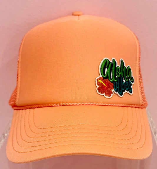 Aloha Orange Trucker Hat Collection