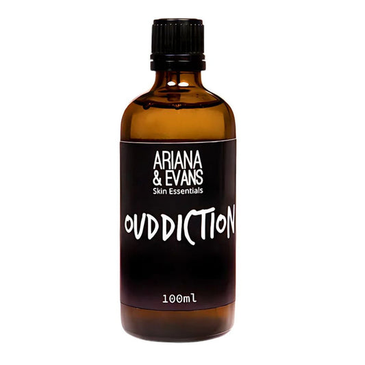 Ariana & Evans Ouddiction Aftershave Splash & Skinfood.