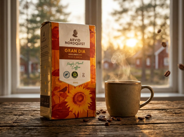 Arvid Nordquist Classic Gran Dia Ground Coffee 500g (17.64 oz) – Premium Swedish Medium-Dark Roast 100% Arabica Coffee