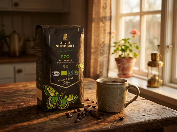 Arvid Nordquist Selection Eco Ground Coffee 2 × 450g (2 × 15.87 oz) – Organic KRAV & Fairtrade Certified Swedish Coffee
