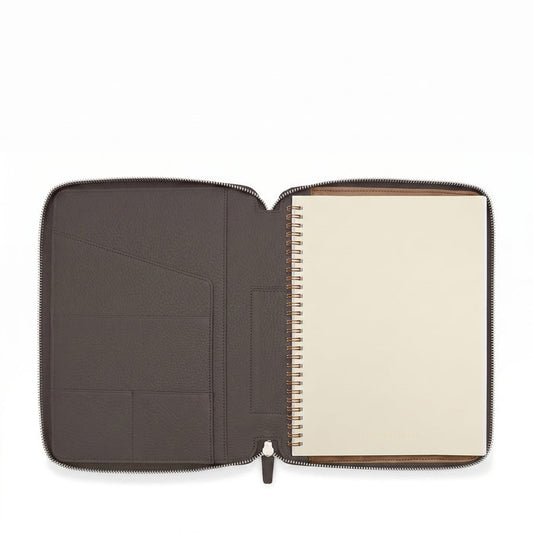 B5 Composition Zippered Spiral Journal Driftwood