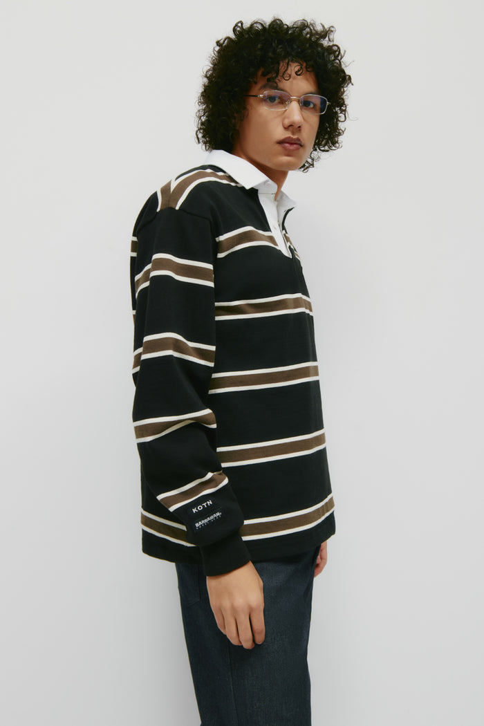 Barbarian Rugby in Black/Moss/Ivory
