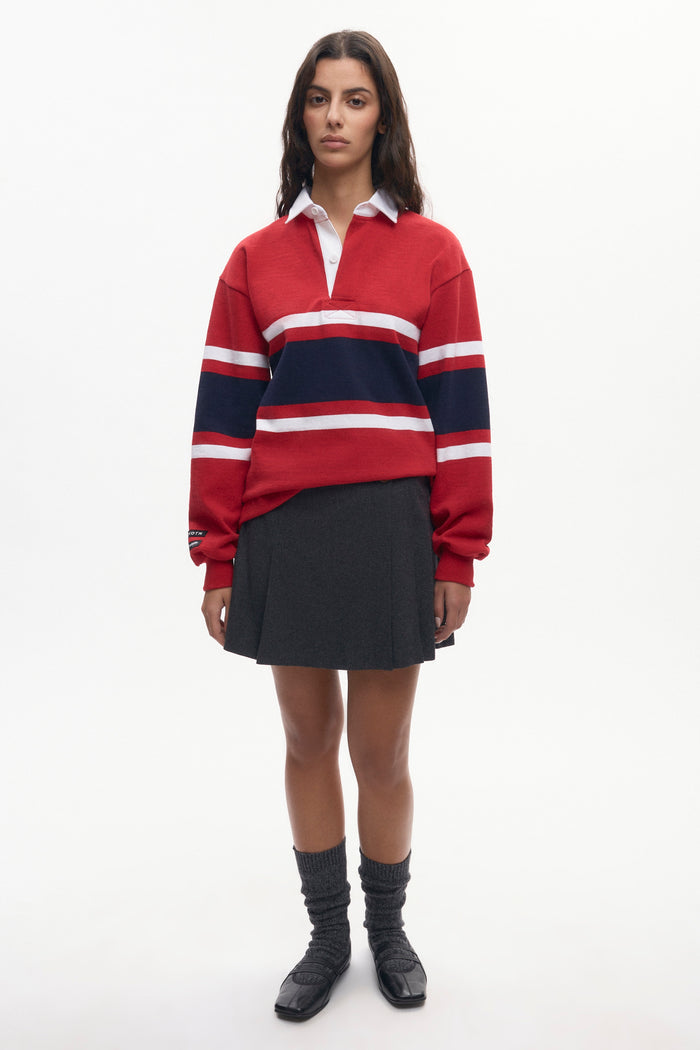 Barbarian Rugby in Dark Red/Navy/White