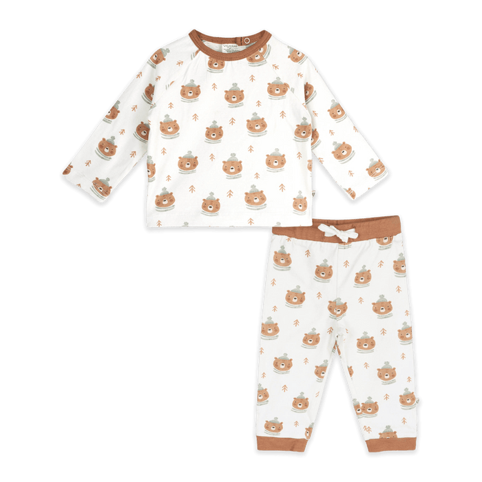 Bears Baby Tee & Jogger (Organic Jersey) - Outfit Set