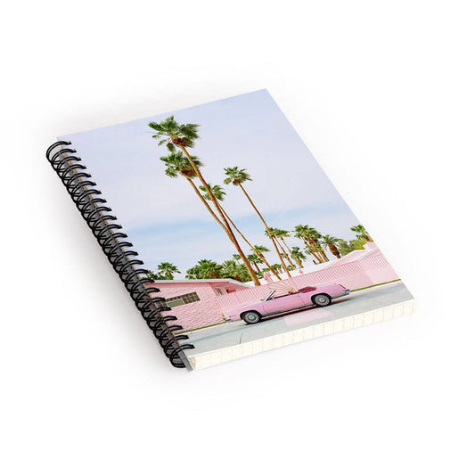Bethany Young Pink Palm Springs on Film Spiral Notebook