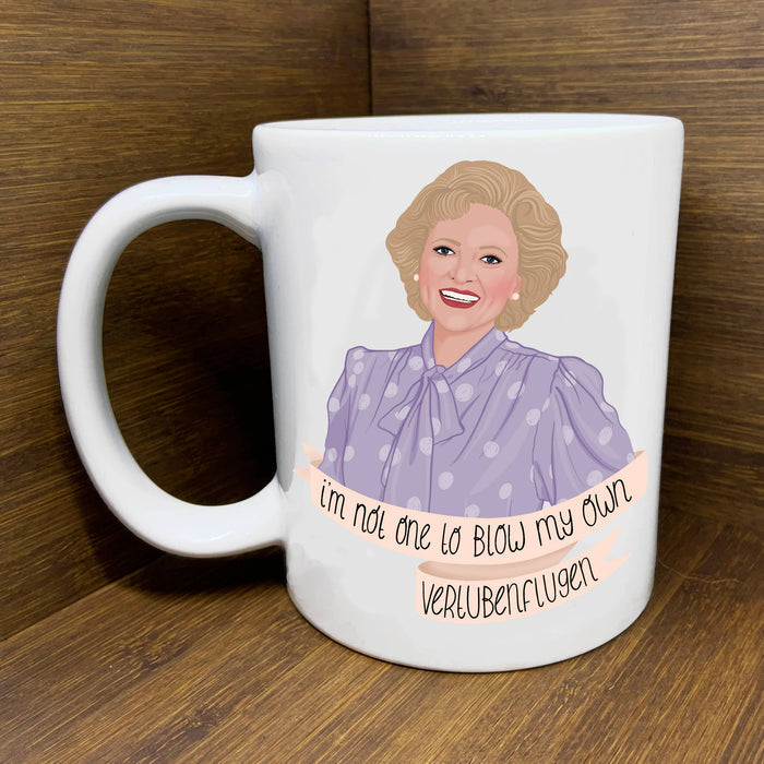 Betty White Blow Mug