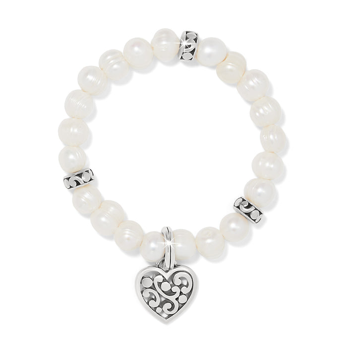 Brighton - Contempo Heart Pearl Stretch Bracelet