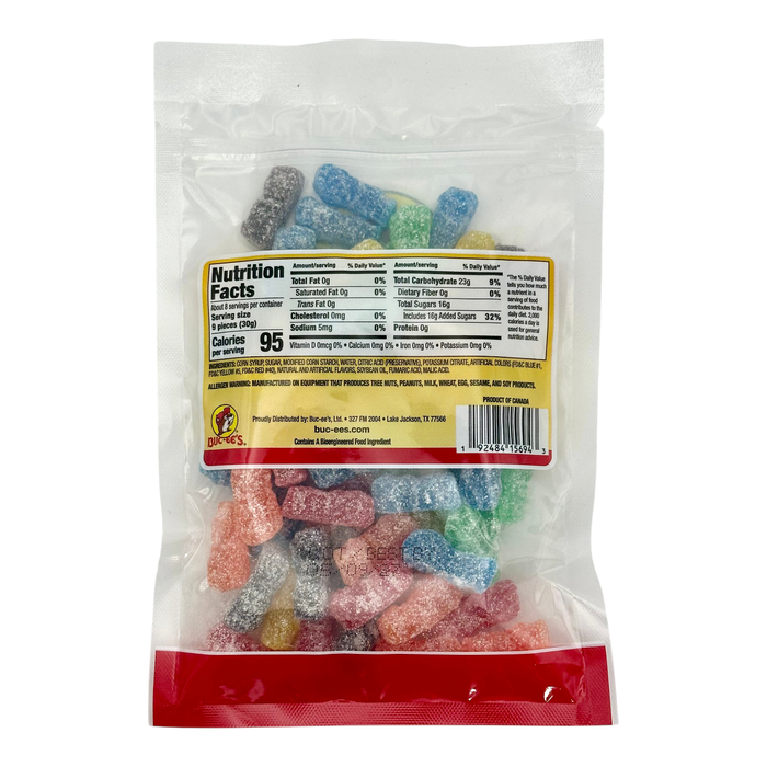 Assorted candy - 8 oz pack of sour gummy candies