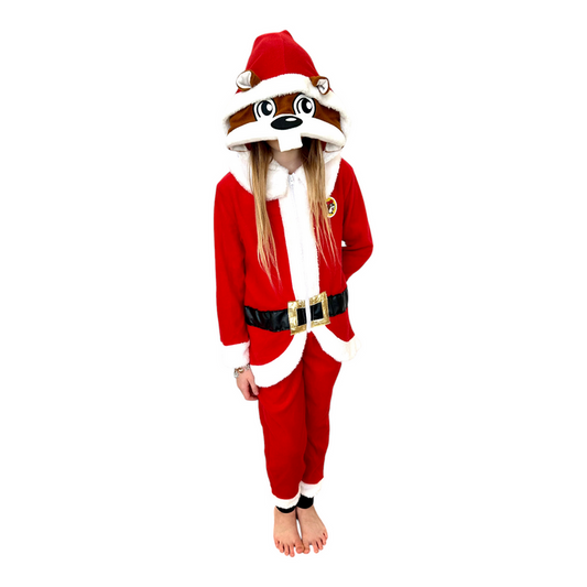 Buc-ee's Youth Christmas 2025 Santa Union Suit