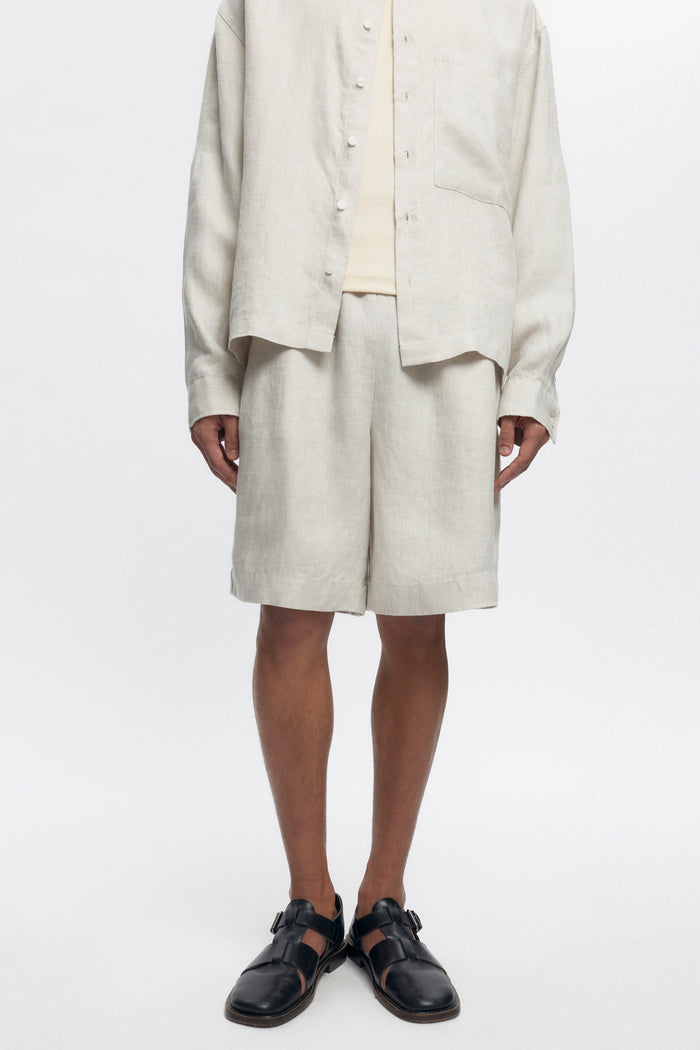 Cairo Linen Short in Natural