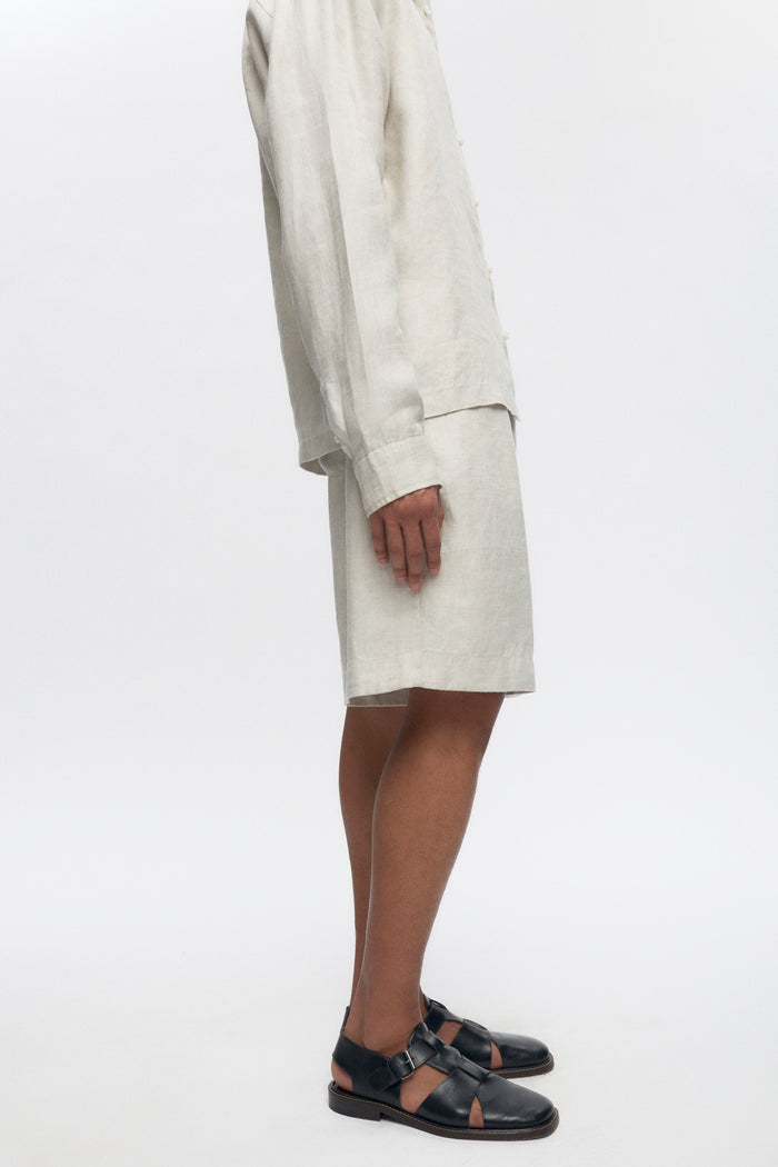 Cairo Linen Short in Natural