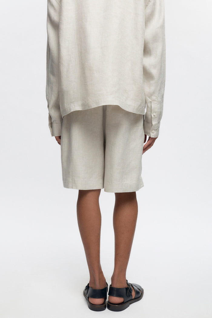 Cairo Linen Short in Natural