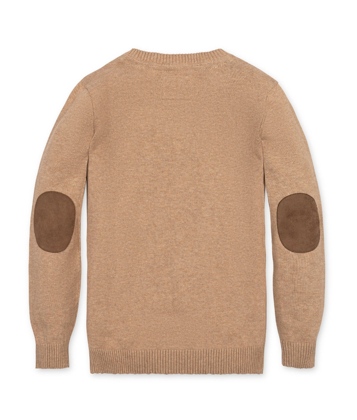 Camel V-Neck Sweater