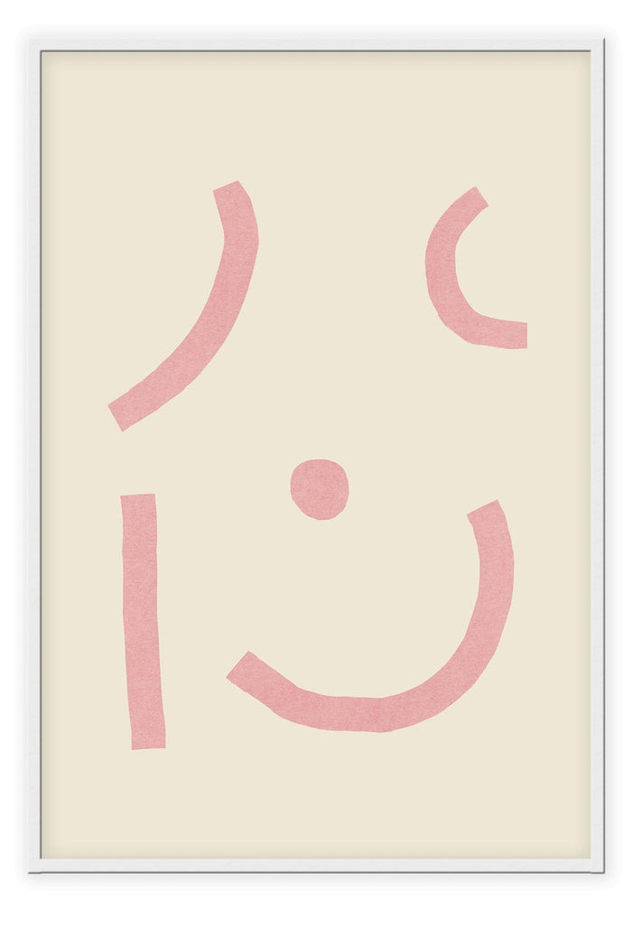 Canvas Print Small		50x70cm / White Confettis Confettis Wall Art : Ready to hang framed artwork. Brand