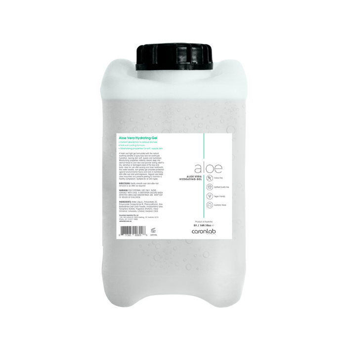 CaronLab Aloe Vera Hydrating Gel with Pump - 5 Litre