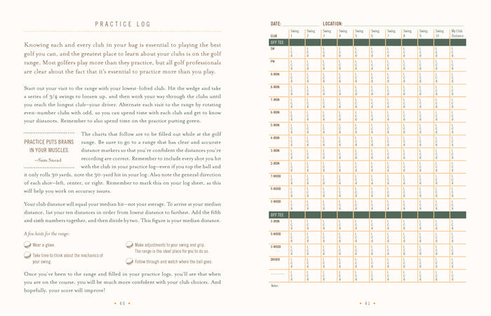 Chronicle Books - Ultimate Golf Journal