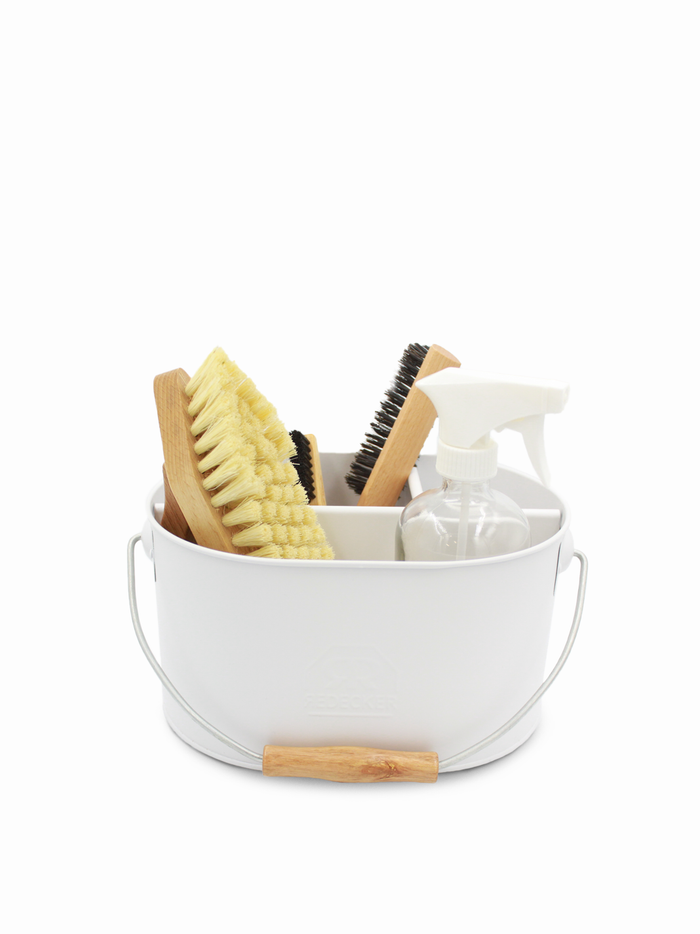 Cleaning Caddy - White Metal