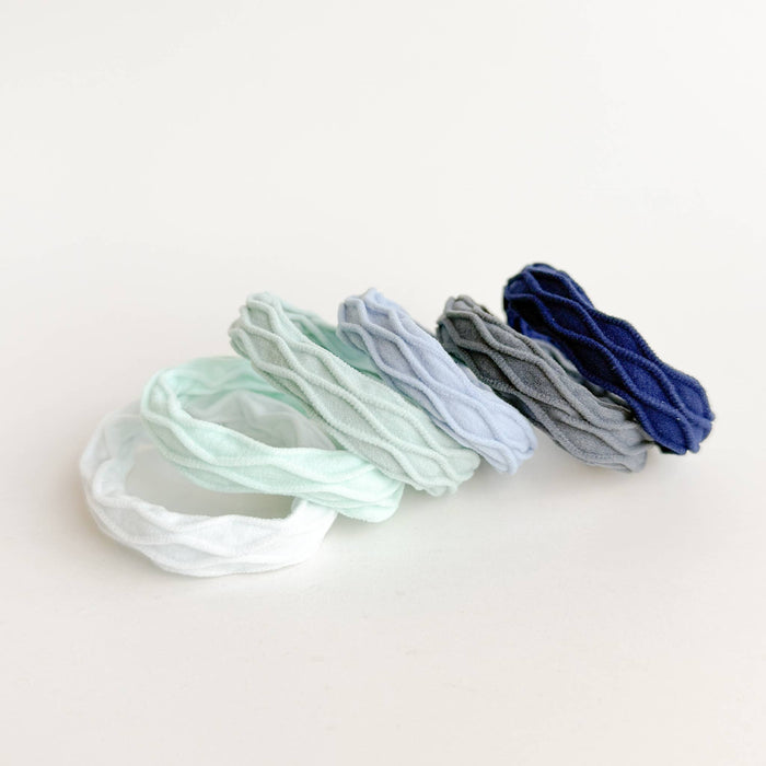 Coastal Wavy Seamless Hair Tie Set - Olita Gifts & Goods