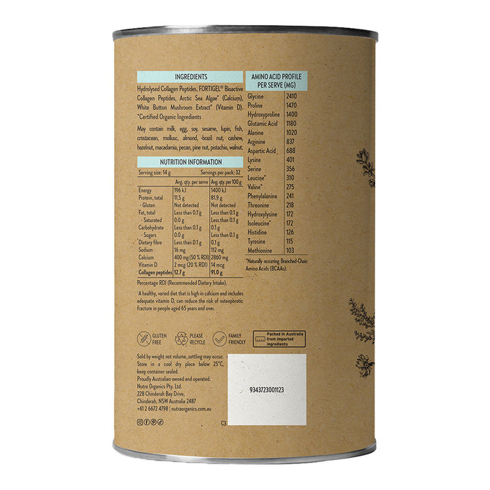 Nutra Organics Collagen Body Bone Strength & Structure _4