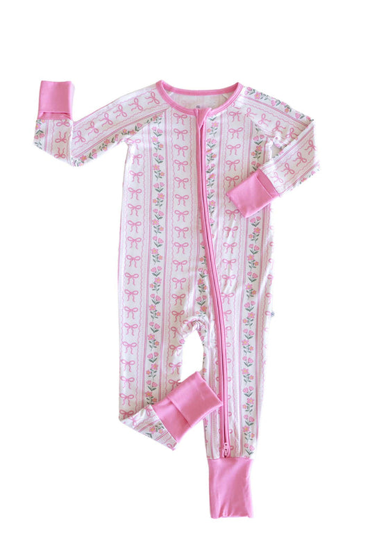 Convertible Zip Romper | Coquette Garden