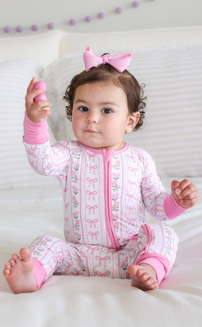 Convertible Zip Romper | Coquette Garden