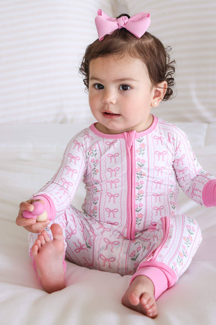 Convertible Zip Romper | Coquette Garden