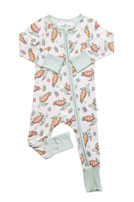 Convertible Zip Romper | Turtle